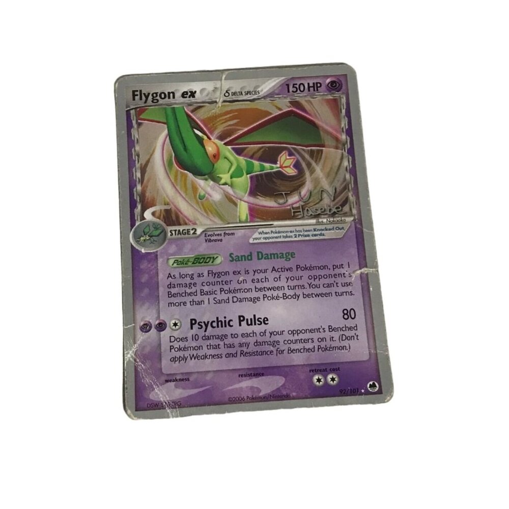 Pokemon World Championships 2007 Flygon EX 150HP Holofoil 92/101 Heavily Played
